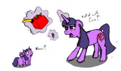 Size: 1242x734 | Tagged: safe, artist:fluffsplosion, twilight sparkle, alicorn, fluffy pony, pony, g4, gasoline, twifluff