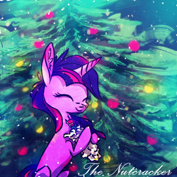 Size: 500x500 | Tagged: safe, twilight sparkle, g4, christmas, cover art, fanfic