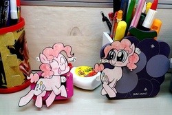 Size: 781x521 | Tagged: safe, artist:danadyu, pinkie pie, g4, paper child