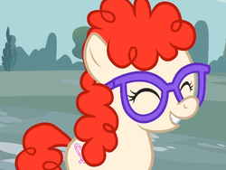 Size: 623x469 | Tagged: safe, screencap, twist, call of the cutie, g4, cropped, glasses, grin, happy