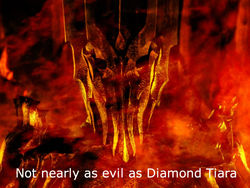 Size: 1024x768 | Tagged: safe, diamond tiara, g4, barely pony related, neighsayers everywhere, sauron