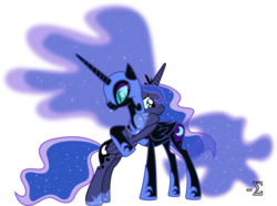 Size: 11080x8230 | Tagged: safe, artist:90sigma, nightmare moon, princess luna, alicorn, pony, g4, absurd resolution, duality, female, hug, mare, simple background, transparent background, vector