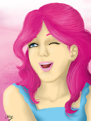 Size: 1024x1365 | Tagged: safe, artist:verygood91, pinkie pie, human, g4, humanized, solo