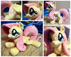 Size: 1394x1120 | Tagged: safe, artist:buttercupbabyppg, fluttershy, pony, g4, irl, photo, plushie, solo