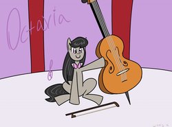 Size: 1280x947 | Tagged: safe, artist:mofetafrombrooklyn, octavia melody, earth pony, pony, g4, cello, female, musical instrument, solo