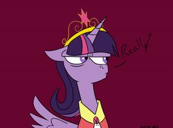 Size: 1280x947 | Tagged: safe, artist:mofetafrombrooklyn, twilight sparkle, alicorn, pony, g4, big crown thingy, female, mare, twilight sparkle (alicorn)