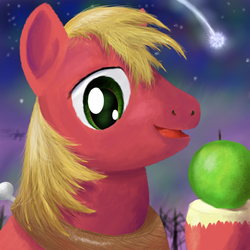 Size: 1000x1000 | Tagged: safe, artist:predelnik, big macintosh, earth pony, pony, g4, male, stallion