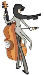 Size: 600x1009 | Tagged: safe, artist:22bubble-eyes22, octavia melody, human, g4, cello, female, humanized, musical instrument, simple background, skinny, solo, thin, transparent background