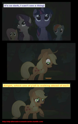 Size: 797x1255 | Tagged: safe, applejack, fluttershy, rainbow dash, rarity, twilight sparkle, g4, alternate scenario, comic, poop