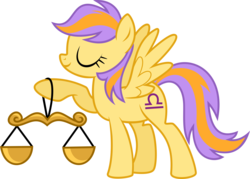 Size: 7000x5000 | Tagged: safe, artist:flizzick, libra (g4), pegasus, pony, g4, official, absurd resolution, eyes closed, female, horoscope, libra, mare, ponyscopes, scale, simple background, solo, transparent background, vector, zodiac