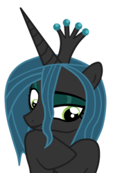 Size: 722x1107 | Tagged: safe, artist:andreamelody, queen chrysalis, alicorn, pony, g4, female, ponified, simple background, solo, transparent background, vector