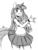 Size: 1280x1672 | Tagged: safe, artist:ss2sonic, twilight sparkle, anthro, g4, clothes, monochrome, sailor moon (series), school uniform, schoolgirl