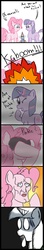 Size: 542x3102 | Tagged: safe, artist:mrfizzyu, pinkie pie, twilight sparkle, g4, comic, handsome squidward, parody, reference, spongebob squarepants, the two faces of squidward