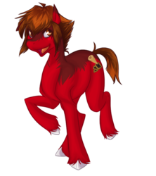 Size: 450x506 | Tagged: safe, artist:puppet-rhymes, jaden yuki, judai yuki, ponified, yu-gi-oh!, yu-gi-oh! gx