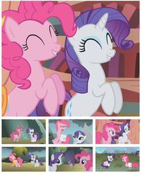 Size: 511x628 | Tagged: safe, edit, edited screencap, screencap, pinkie pie, rarity, twilight sparkle, g4, collage