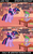 Size: 800x1304 | Tagged: safe, artist:nightmaremoons, spike, twilight sparkle, ask pun, g4, alternate hairstyle, bow, comic, confused, frown, glare, lyre, open mouth, raised hoof, sitting, smiling, tumblr, unamused