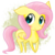 Size: 950x950 | Tagged: safe, artist:staticwave12, fluttershy, pony, g4, chibi, female, solo