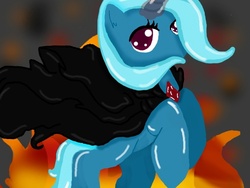 Size: 640x480 | Tagged: safe, artist:storm-cove, trixie, g4, alicorn amulet