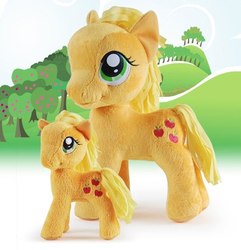 Size: 404x419 | Tagged: safe, applejack, earth pony, pony, g4, female, funrise, irl, mare, photo, plushie