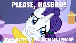 Size: 720x406 | Tagged: safe, edit, edited screencap, screencap, rarity, pony, g4, games ponies play, image macro, solo