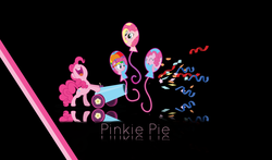 Size: 1980x1161 | Tagged: safe, artist:chaoslight115, pinkie pie, g4, balloon, wallpaper