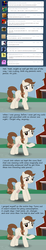 Size: 600x3272 | Tagged: safe, artist:scribblez, oc, oc only, oc:creamy white, cow, cow pony, pony, blushing, bow, comic, creamy and friends, female, solo, tumblr, udder