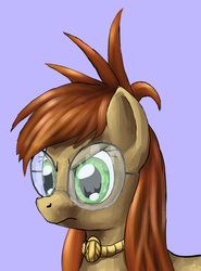 Size: 750x1014 | Tagged: safe, artist:arrkhal, pony, agatha heterodyne, girl genius, glasses, ponified