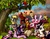 Size: 2184x1700 | Tagged: safe, artist:harwick, apple bloom, big macintosh, derpy hooves, dinky hooves, gummy, pinkie pie, pound cake, pumpkin cake, rainbow dash, rarity, scootaloo, spike, sweetie belle, twilight sparkle, alligator, dragon, earth pony, pegasus, pony, unicorn, g4, book, brother and sister, cake twins, female, male, picnic, reading, scrunchy face, siblings, sisters, stallion, tree, twins