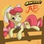 Size: 800x800 | Tagged: safe, artist:docwario, apple bloom, earth pony, pony, g4, bedroom eyes, cowboy, cowboy hat, hat, older