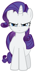 Size: 473x882 | Tagged: safe, edit, vector edit, rarity, pony, unicorn, g4, angry, looking at you, pregnant, pregnant edit, simple background, solo, vector, white background
