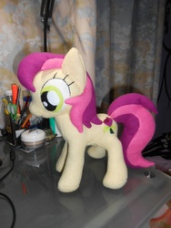 Size: 480x640 | Tagged: safe, artist:legadema, roseluck, pony, g4, irl, photo, plushie, solo