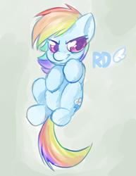 Size: 540x701 | Tagged: safe, artist:crispycreme, rainbow dash, pony, g4, female, mare, solo