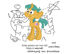 Size: 800x600 | Tagged: safe, snails, snips, g4, colt, cowboy bebop at his computer, everyone is different, foal, homestar runner, male, san prancessco, strong bad