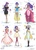 Size: 2000x2791 | Tagged: safe, artist:glasmond, fashion plate, rarity, human, g4, beret, clothes, design, dress, fashion, fashion design, female, gala dress, hat, horn, horn jewelry, horned humanization, humanized, jewelry, sketch, sketch dump, skinny, solo, thin