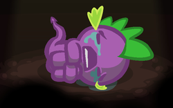 Size: 602x375 | Tagged: safe, spike, g4, game, ponified, sad, the binding of isaac