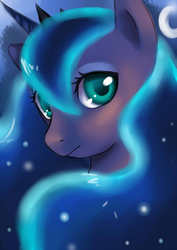 Size: 1060x1500 | Tagged: safe, artist:firstsky, princess luna, pony, g4, female, solo