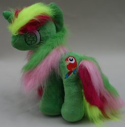 Size: 2244x2283 | Tagged: safe, artist:eponyart, mimic (g1), pony, g1, g4, g1 to g4, generation leap, irl, photo, plushie, solo