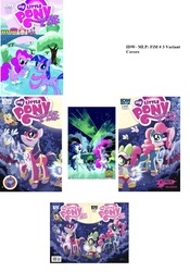 Size: 1197x1713 | Tagged: safe, idw, dj pon-3, fluttershy, pinkie pie, rarity, spike, twilight sparkle, vinyl scratch, pony, g4, text