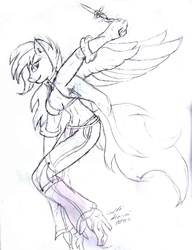 Size: 2406x3138 | Tagged: safe, artist:collinscorpio, scootaloo, anthro, g4, adult, sketch, skinny, thin