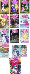 Size: 984x2444 | Tagged: safe, idw, official comic, applejack, derpy hooves, dj pon-3, doctor whooves, f'wuffy, fluttershy, pinkie pie, rainbow dash, rarity, spike, time turner, twilight sparkle, vinyl scratch, changeling, dragon, earth pony, parasprite, pegasus, pony, spider, unicorn, g4, official, the return of queen chrysalis, spoiler:comic, spoiler:comic02, anatomically incorrect, apple, apple tree, applejack's hat, background pony, balloon, clothes, comic, cover, covering eyes, covers, cowboy hat, crying, derpy spider, doctor who, dream, eyepatch, female, flower, fluttershy being fluttershy, flying, food, fountain, glowing horn, hat, heart, heart eyes, hoof hold, horn, hot air balloon, ice skates, ice skating, incorrect leg anatomy, jetpack comics, larry's comics, magic, male, mare, midtown comics, muffin, music notes, pocket watch, police call box, puffy cheeks, record, scared, scarf, sleeping, speaker, stallion, tardis, tongue out, top hat, tree, turntable, twinkling balloon, unicorn twilight, vinyl's glasses, weeping angel, wingding eyes