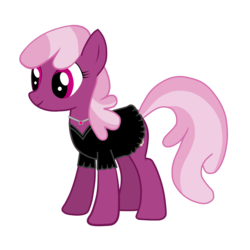 Size: 1000x1000 | Tagged: safe, artist:totallynotabronyfim, cheerilee, earth pony, pony, g4, clothes, dress, female, mare, necklace, simple background, solo, transparent background