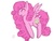 Size: 500x375 | Tagged: safe, artist:fuckyeahrarity, oc, oc only, pegasus, pony, magical lesbian spawn, not pinkie pie, offspring, parent:fluttershy, parent:pinkie pie, parents:flutterpie, pegasus oc, simple background, solo, white background