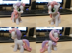 Size: 8008x5888 | Tagged: safe, artist:rion-noire, sweetie belle, pony, g4, absurd resolution, customized toy, irl, photo, solo, toy