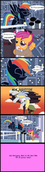 Size: 640x2415 | Tagged: safe, artist:shiki01, derpy hooves, rainbow dash, scootaloo, pegasus, pony, g4, as presented by ponies, crossover, female, mare, non sequitur, star wars