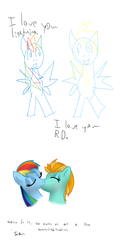 Size: 960x1920 | Tagged: safe, artist:short circuit, lightning dust, rainbow dash, pony, g4, 30 minute art challenge, female, kiss on the lips, kissing, lesbian, mare, ship:rainbowdust, shipping