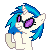 Size: 50x50 | Tagged: safe, artist:taritoons, part of a set, dj pon-3, vinyl scratch, pony, g4, animated, clapping, clapping ponies, cute, female, icon, pixel art, simple background, solo, sprite, transparent background, vinylbetes