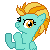 Size: 50x50 | Tagged: safe, artist:taritoons, part of a set, lightning dust, pony, g4, animated, clapping, clapping ponies, cute, dustabetes, female, icon, pixel art, simple background, solo, sprite, transparent background