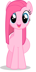 Size: 466x942 | Tagged: source needed, safe, pinkie pie, earth pony, pony, g4, happy, pinkamena diane pie, preggy pie, pregnant, pregnant edit, simple background, solo, white background