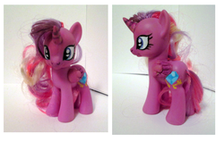 Size: 995x631 | Tagged: safe, artist:reviro, princess cadance, g4, brushable, customized toy, irl, photo, toy, young