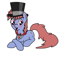 Size: 700x700 | Tagged: safe, oc, oc only, earth pony, pony, alicorn amulet, earth pony oc, hat, top hat